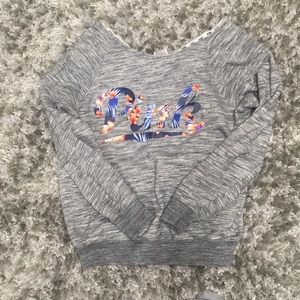 Pink off shoulder sweater